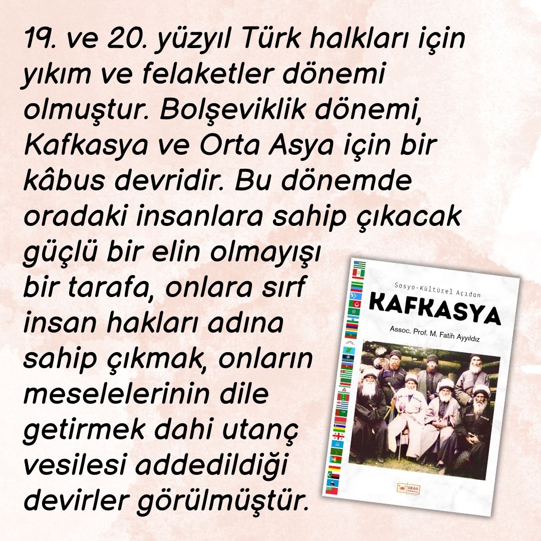 Yeni kitap...

Sosyo-Kültürel Açıdan KAFKASYA
Assoc. Prof. M. Fatih Ayyıldız / <a href="/mfatihayyildiz/">M.Fatih Ayyıldız</a> 

Satın almak için...
SMASHWORDS👉smashwords.com/books/view/143…
GOOGLE PLAY👉play.google.com/store/books/de…

İyi okumalar...