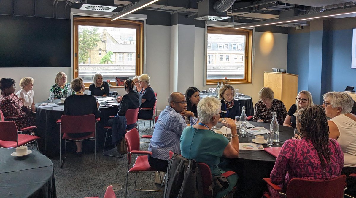 Interesting discussions happening today at our #midwifery #leadership roundtable discussion. 
How to better support Labour Ward Co-ordinators to achieve positive outcomes for staff, women + birthing people
W/ <a href="/NHSEngland/">NHS England</a>, <a href="/PA_Consulting/">PA Consulting</a>, <a href="/Leic_hospital/">Leicester's Hospitals</a>
Sponsored by <a href="/TheGuardian_S/">The Guardian Service</a>