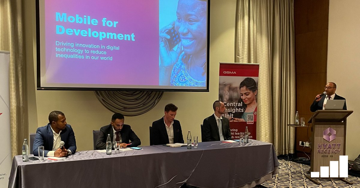 A productive and inspiring launch event in Addis Ababa for our <a href="/GSMAm4d/">GSMA Mobile for Development</a> report on #MobileMoney in #Ethiopia. Want to discover the impacts of #MobileMoney adoption in the country? Download the report now 👉 bit.ly/3JKyRho #FinancialInclusion #UKAid