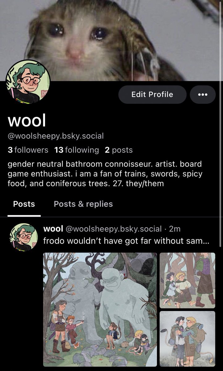 posting this to let y’all know that you can find me here! and also other places.