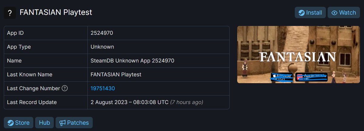 [閒聊] 《Fantasian》資訊出現在SteamDB