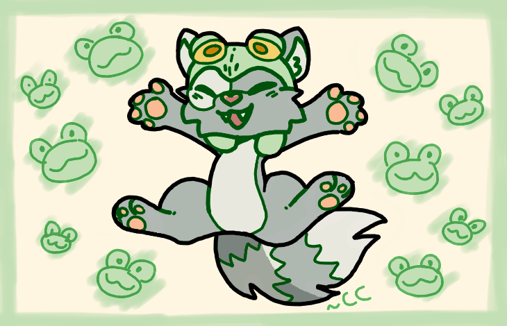 CuteCatDoodles1's tweet photo. And, upping my posting amount a bit, artfight set 40 is a cute border background edition!

Dart for ~DunesComfortCorner
Nana for ~Saphimau
Fern for ~mielskuu
Yiska the Mewbink for @FoxymcDork https://t.co/zFWxNalK3S
