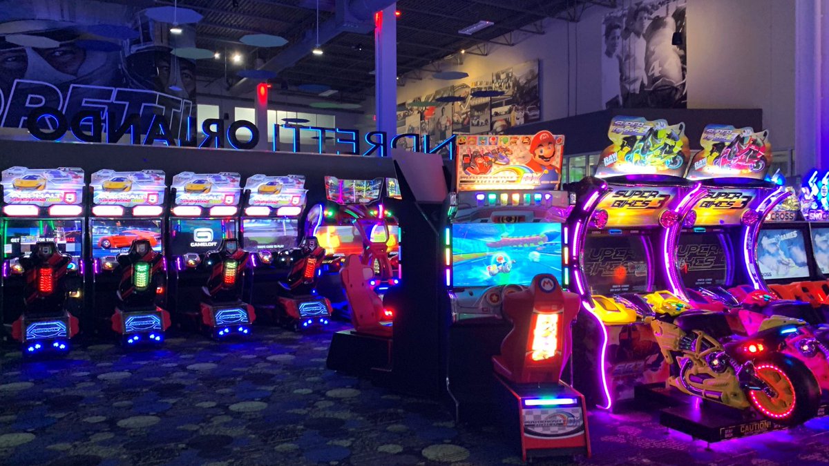 AndrettiKarting's tweet photo. Looking to get your game on?

#Andretti #Arcade #VideoGames #FamilyFun #Summer Fun https://t.co/hUxg6NSEJu
