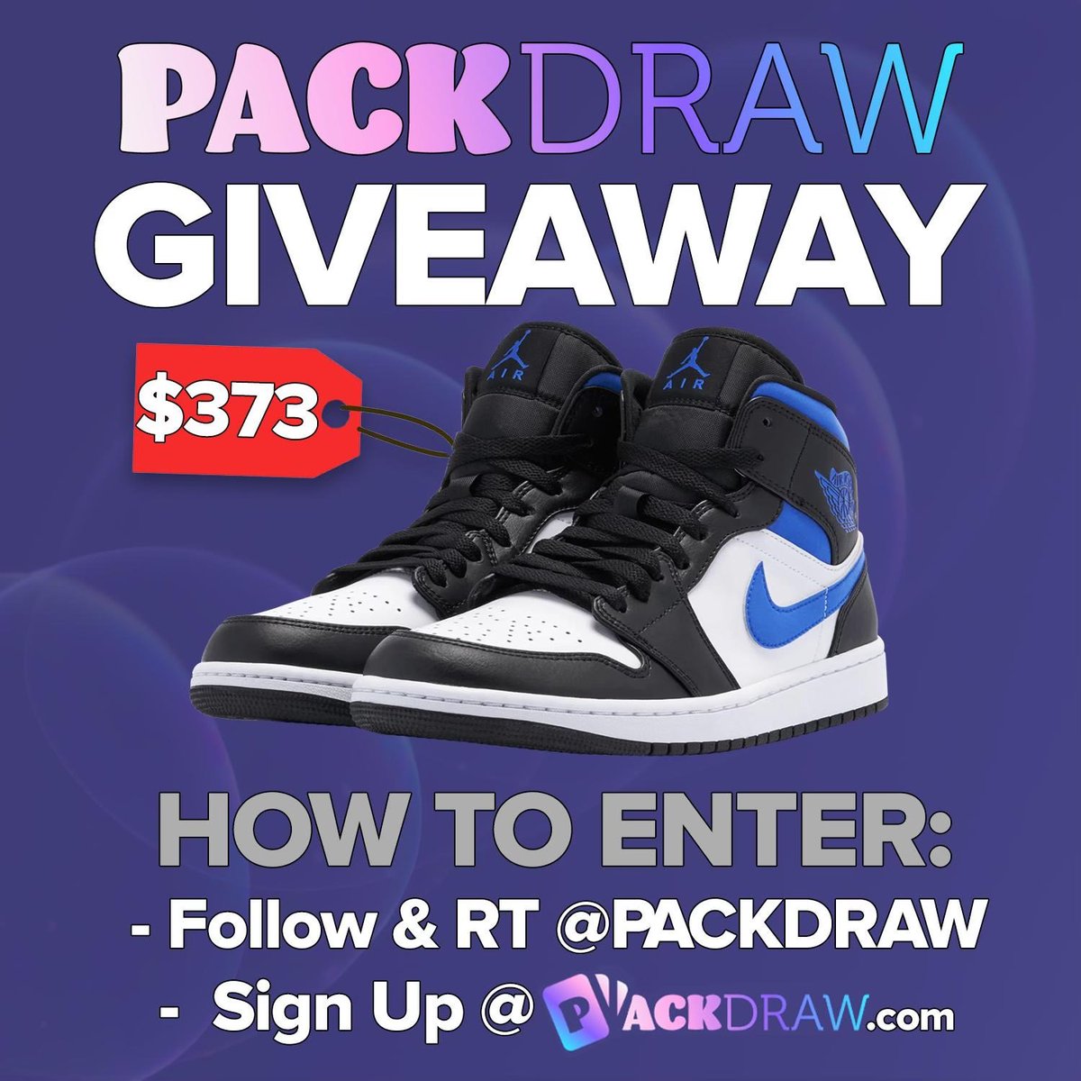 PackDraw's tweet photo. ⚡️$375 PackDraw Launch Giveaway⚡️

To Enter:
- Follow @PackDraw 
- Retweet
- Tag 2 friends
- Signup NOW on https://t.co/sQmSZAn3Vh! 

Ends in 4 days ⏰ https://t.co/l0oJxMflRJ