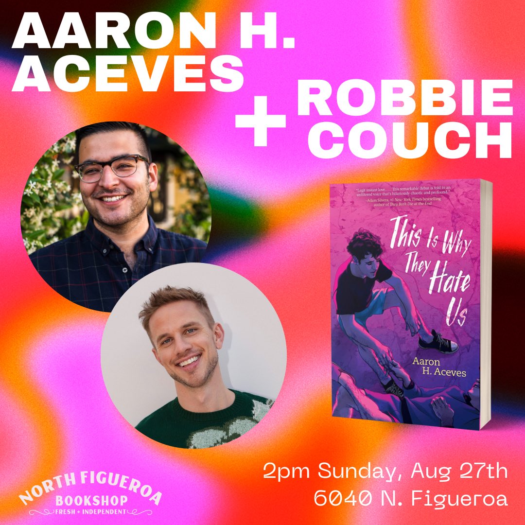 My fourth (possibly final, definitely last in-person event) is going to be in LA! My convo partner will be my editor sib @robbie_couch! Hope you can make it.