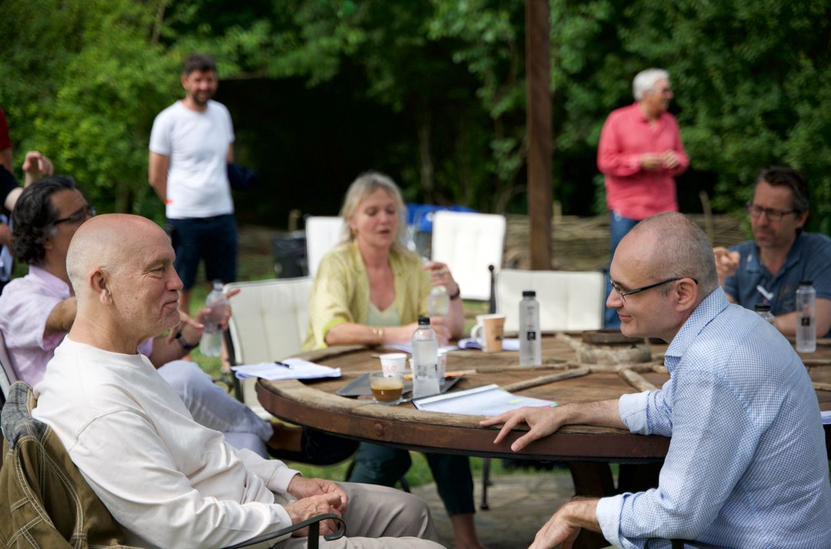 A few weeks ago John Malkovich came to Bucharest to film The Yellow Tie, a film about the great conductor Sergiu Celibidache. I really enjoyed talking to John Malkovich about Celibidache and how the Romanian communist secret police monitored him. The subject of my next book.
