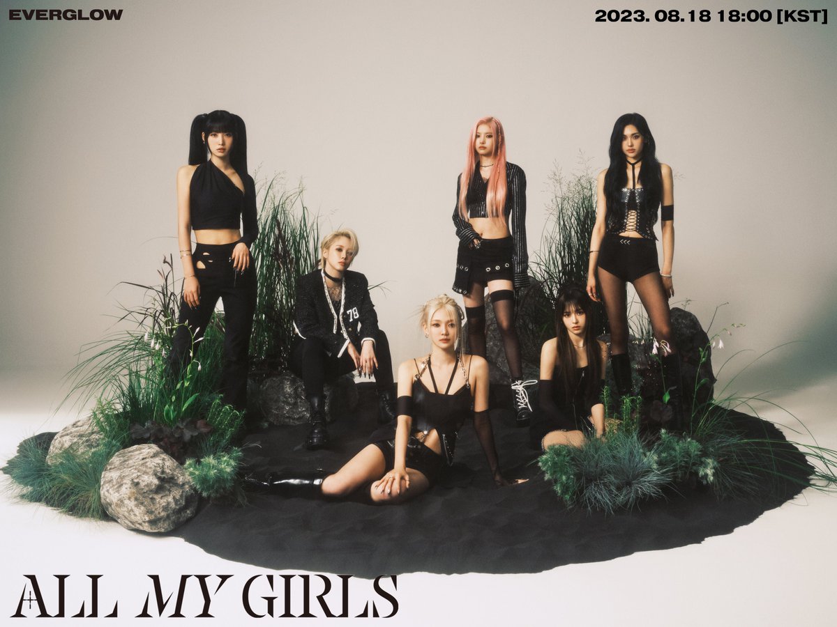 PopBase's tweet photo. EVERGLOW drops group teaser photos for ‘All My Girls.’ Out Friday, August 18th. https://t.co/rxvBlawyxT