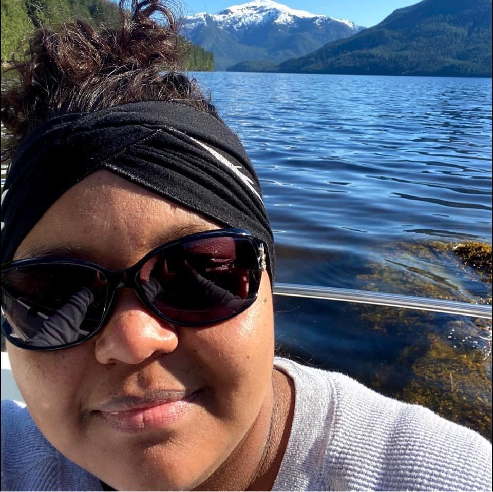 Meet our staff! Vennita Stegman is our Office Manager and in the summer she does double duty overseeing Koeye Camp as well! No one gets things done like Vennita and she has the biggest heart of anyone you’ll ever meet. Ǧiáxsix̌a for being part of our team Vennita! ☀️ #TeamQqs