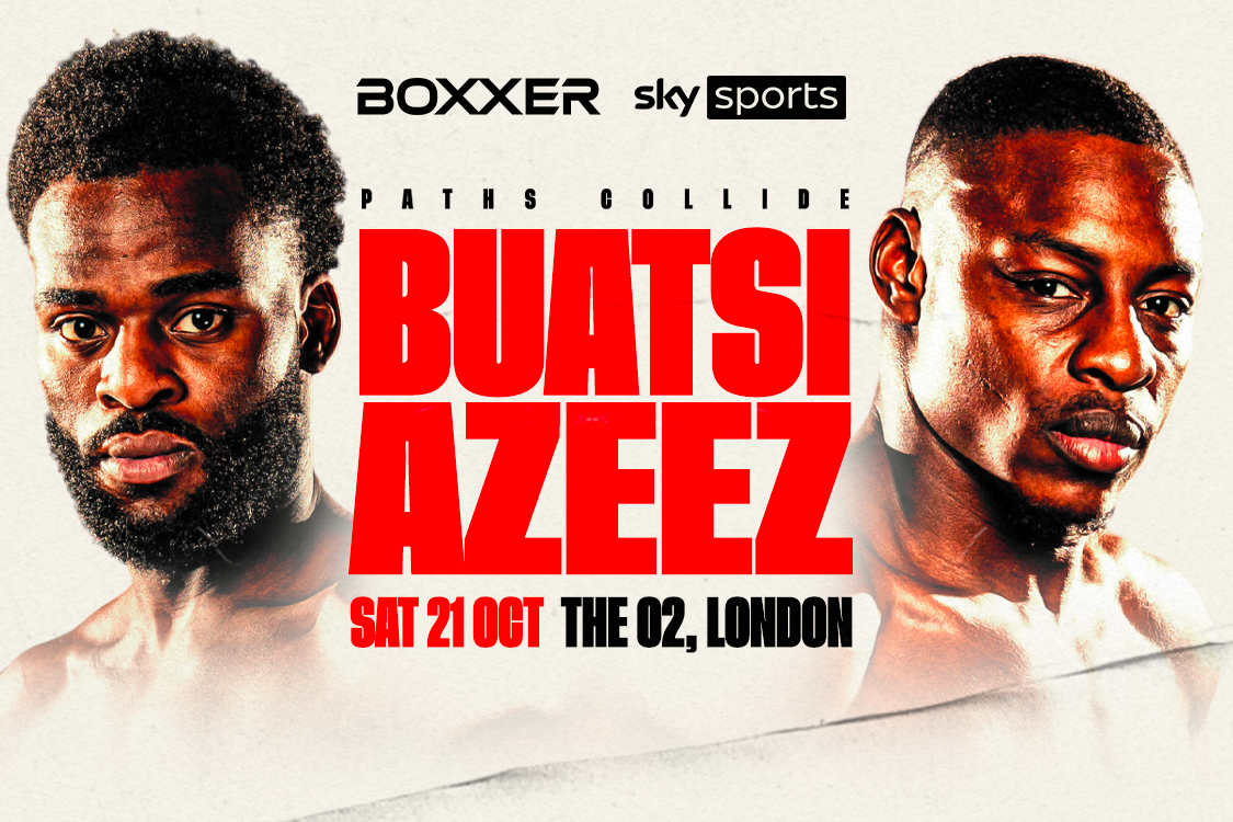 🆕JUST ANNOUNCED🆕 @boxingbuatsi will be battling @dan_azeez at The O2 on Saturday 21 October 2023. On @O2 or with @virginmedia? Get Priority Tickets Tuesday 15 August at 12pm priority.o2.co.uk/tickets General on-sale Thursday 17 August at 12pm bit.ly/BuatsivsAzeezT…