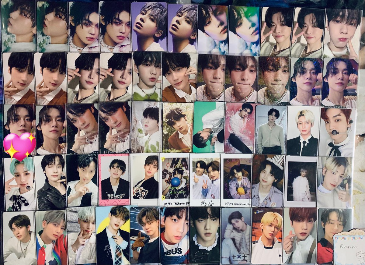 txtttmoa's tweet photo. @pvqopvq 検索より失礼します！
weverse盤ヨンジュン💖のものと同種ボムギュ（画像2枚目）交換可能でしょうか？ https://t.co/RSOg8trdqP