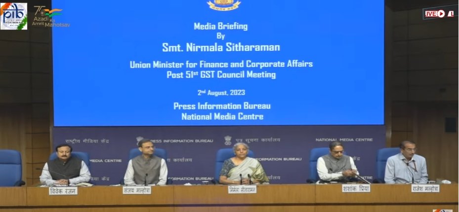 airnewsalerts's tweet photo. #GSTCouncilMeeting | Finance Minister @nsitharaman said that 28 % GST on casinos and online gaming will be levied on the face value. Addressing media after the 51st #GST Council Meeting in New Delhi,  She said the 28 % GST on #onlinegaming and #casinos is expected to be implemented from the 1st of October.

@FinMinIndia