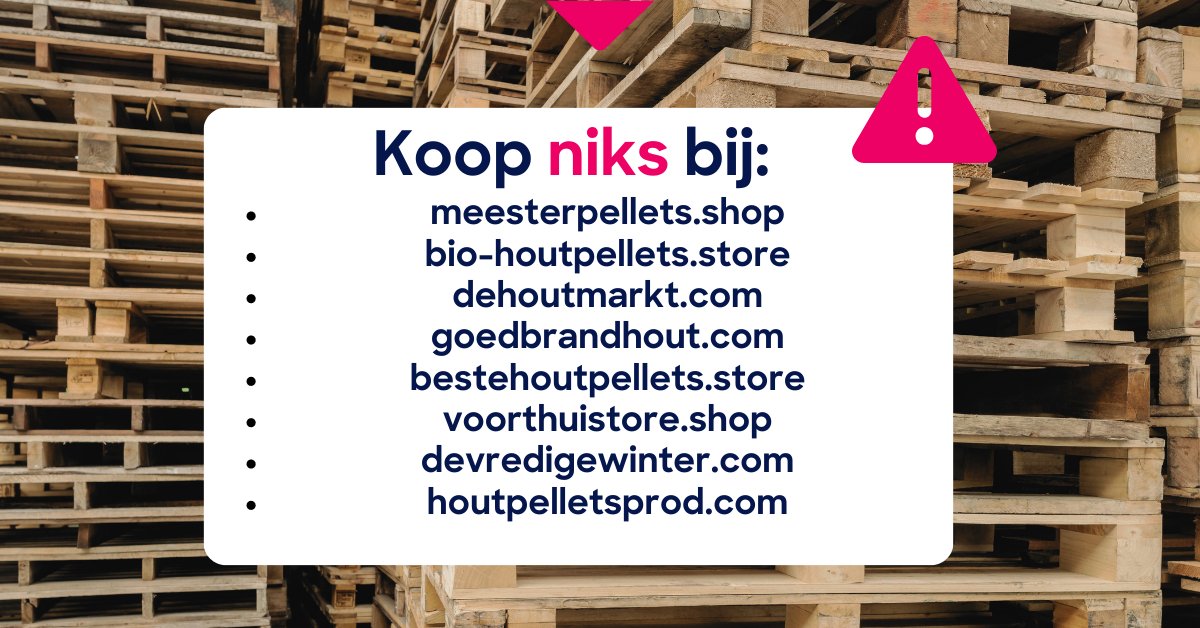 Consumentenbond's tweet photo. ⚠️ Let op! Het Landelijk Meldpunt Internet Oplichting waarschuwt bij deze #webshops voor #oplichters.

Koop hier dus niet! ⬇️ https://t.co/KGXj3TYCJT
