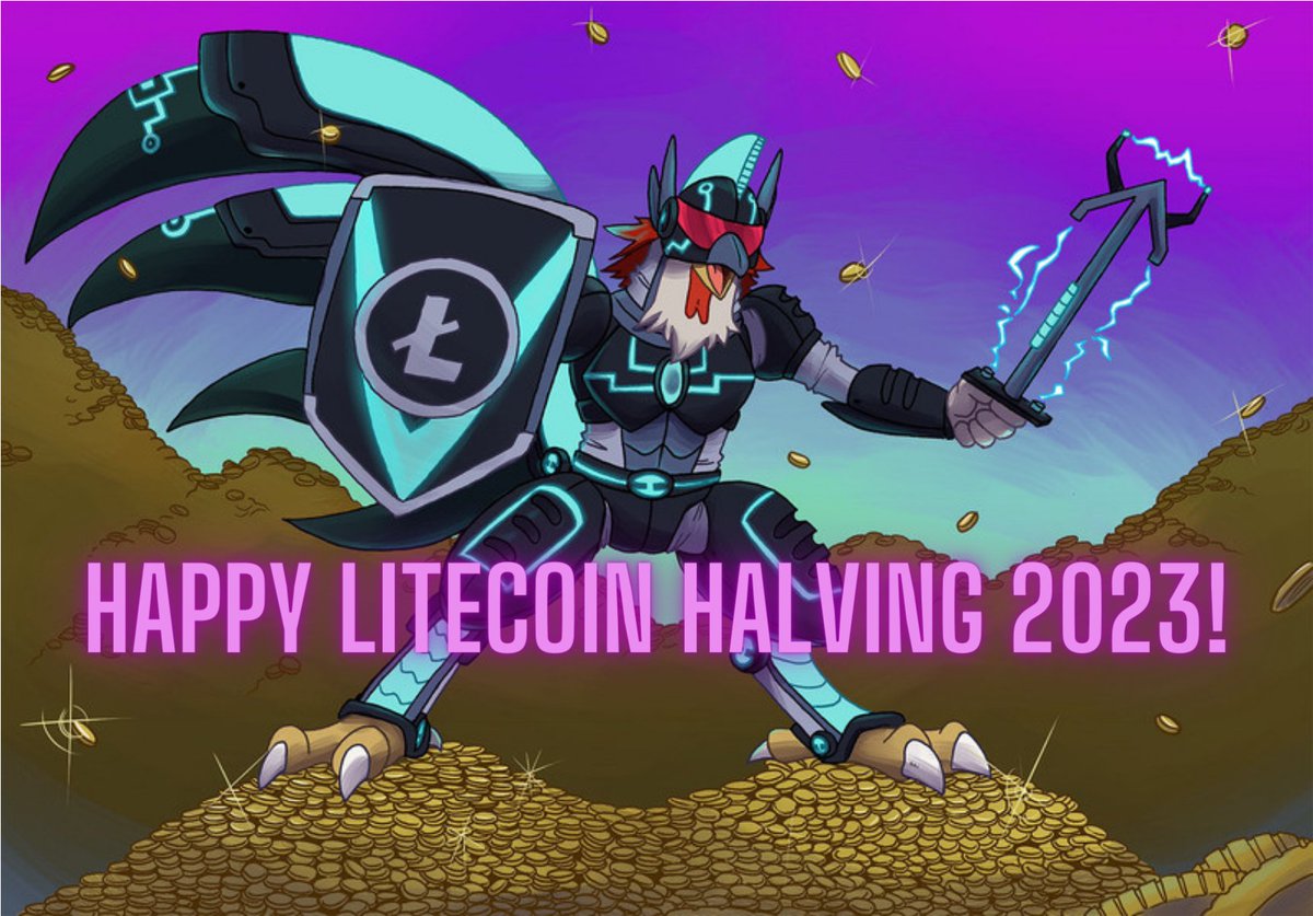 LITECOIN HAS SUCCESSFULLY HALVED ITS BLOCK REWARD!

⚡ $LTC ⚡