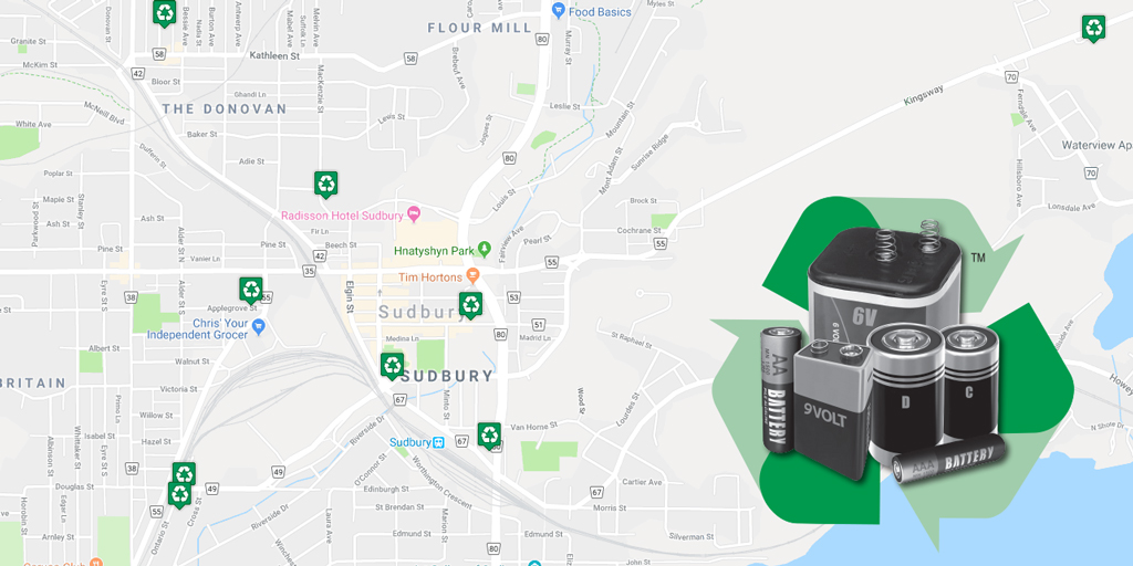 Recycle your household batteries for free while you shop at some of your favourite stores! Search for one near you: rawmaterials.com/page/locations/ #Ontario