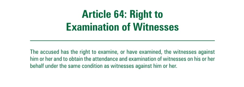 M_Junaidd's tweet image. سیاسی و سول حقوق سے متعلق عالمی قوانین کے مطابق ہر ملزم کا حق ہے کہ وہ اپنے حق میں گواہ لائے اور اپنے خلاف پیش ہونے والوں گواہوں پر جرح کرے.

پاکستان اس convention کا سنگنیچری ہے
لیکن عمران خان کو اس حق سے محروم کر دیا گیا