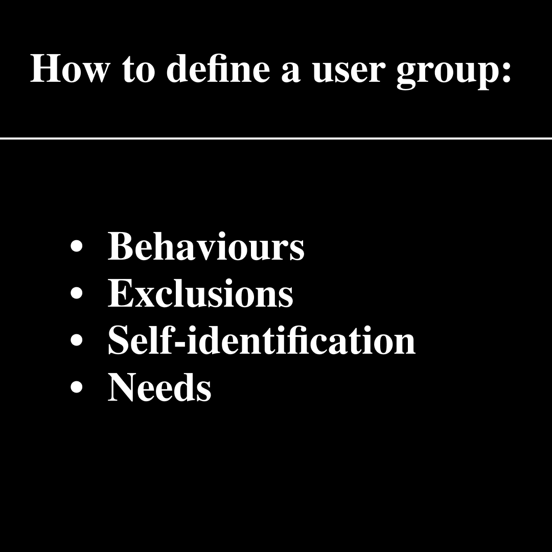 enviroanth's tweet photo. Me: ‘Who’s our target user group?’
Founder: ‘Well, really, we think that everyone is a potential user.’

This is a red flag. This means that the team hasn’t thought about in detail who their audience is. And I’m not talking about personas. A thread: https://t.co/CkY4zWjZf6