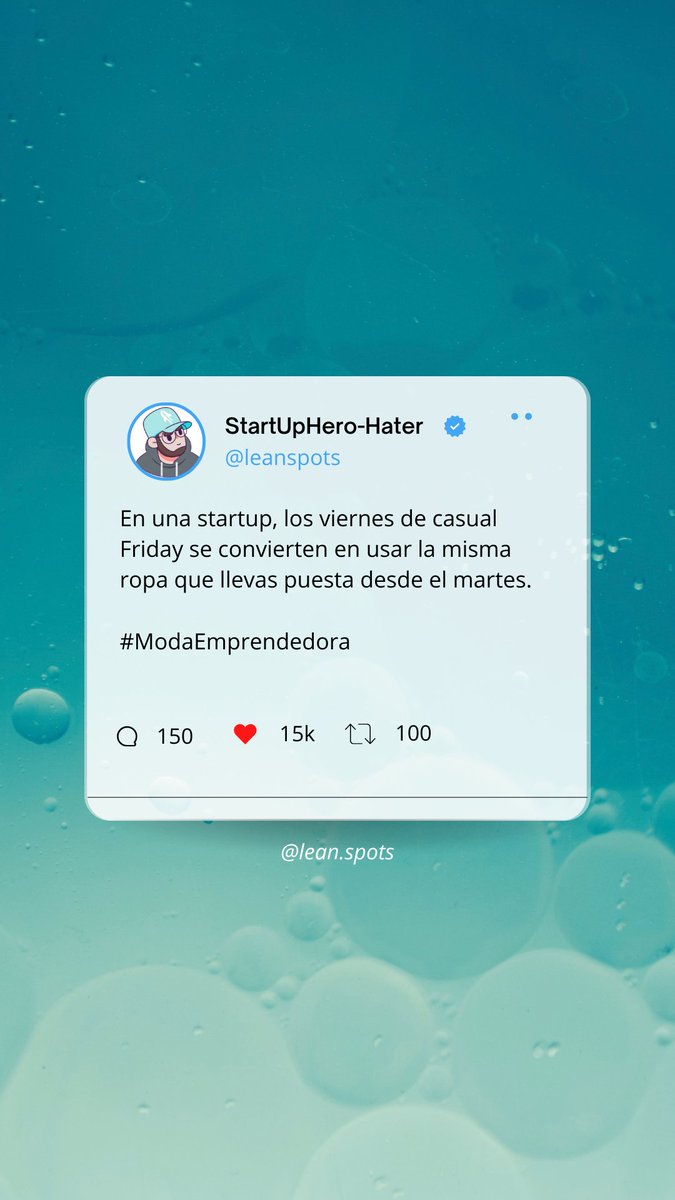 StartUp Hero-Hater (@leanspots) on Twitter photo 