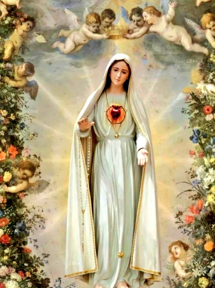 PadrepioSaint's tweet photo. Immaculate Heart of Mary,
Queen of Heaven, pray for us! https://t.co/s64u80TIoR