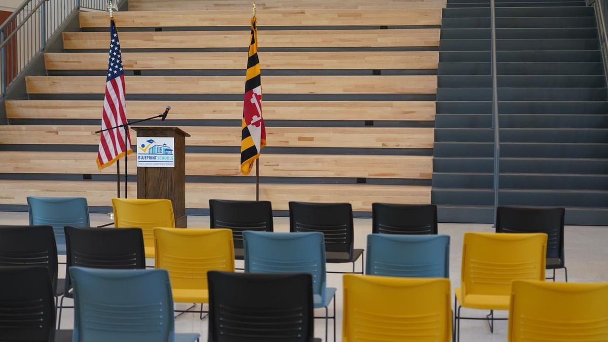 Superintendent <a href="/MillardHouseII/">Millard House II</a> and <a href="/CEXAlsobrooks/">County Executive Angela Alsobrooks</a> received a first look at the new Drew-Freeman Middle School this week! It's one of six new schools to open doors for the upcoming school year, built through our innovative and collaborative Blueprint Schools Program. #PGCPSProud