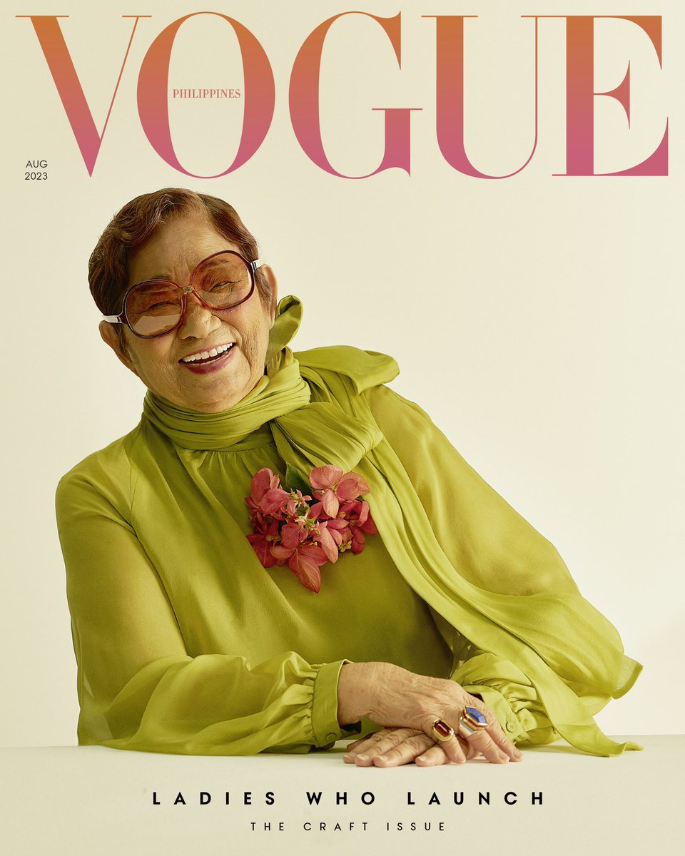 maigosia's tweet photo. vogue ph, you may have ate that one thing… the ‘craft’ issue highlights women of filipino culture:

national scientist Dolores Ramirez, art curator Marian Pastor Roces, natl artist for dance Alice Reyes, historian Felice Prudente Sta. Maria, and culinary luminary Glenda Baretto. https://t.co/UARTb7qDHA