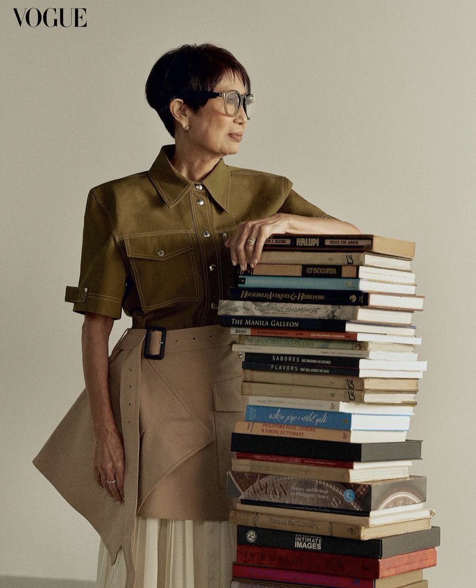 maigosia's tweet photo. vogue ph, you may have ate that one thing… the ‘craft’ issue highlights women of filipino culture:

national scientist Dolores Ramirez, art curator Marian Pastor Roces, natl artist for dance Alice Reyes, historian Felice Prudente Sta. Maria, and culinary luminary Glenda Baretto. https://t.co/UARTb7qDHA