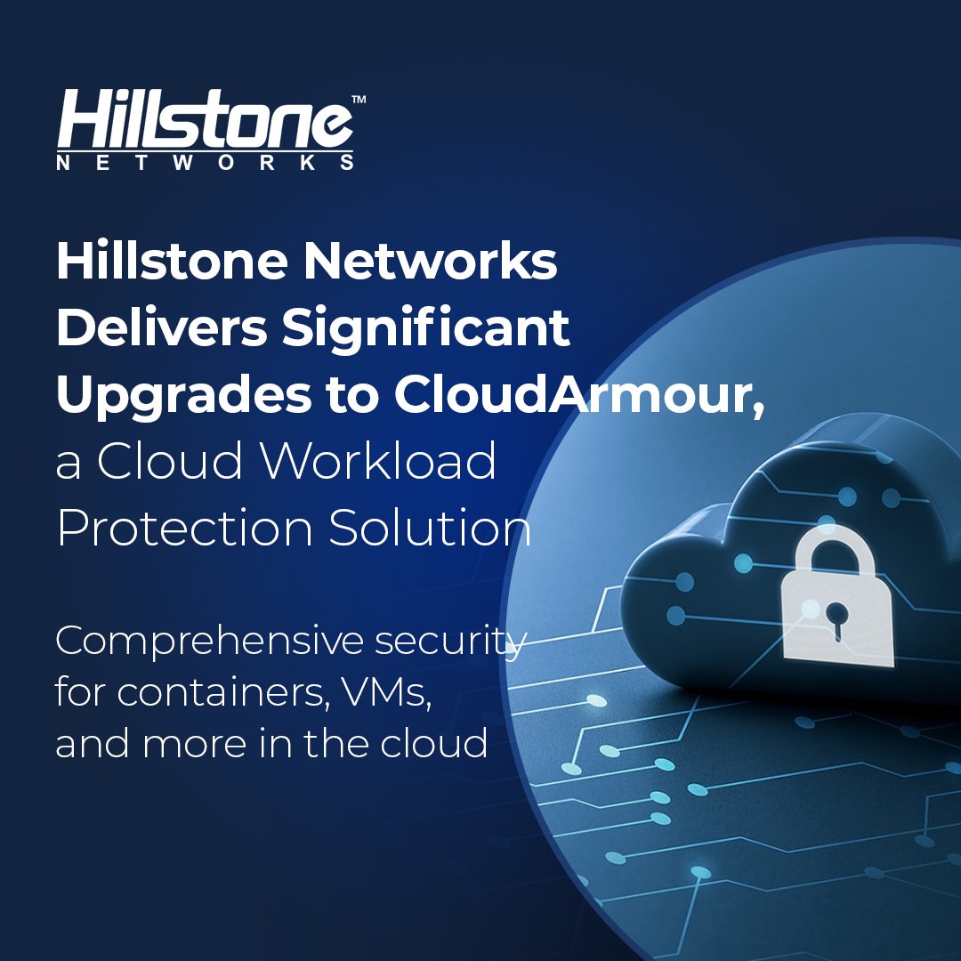 Hillstone_Net's tweet image. Hillstone Networks Delivers significant upgrades to CloudArmour, a Cloud Workload Protection Solution. Read more 👉 bit.ly/3YiIxFO 
#CWPP #CloudSecurity #CloudWorkloadProtection #CloudSolutions #HillstoneNetworks #CloudArmour