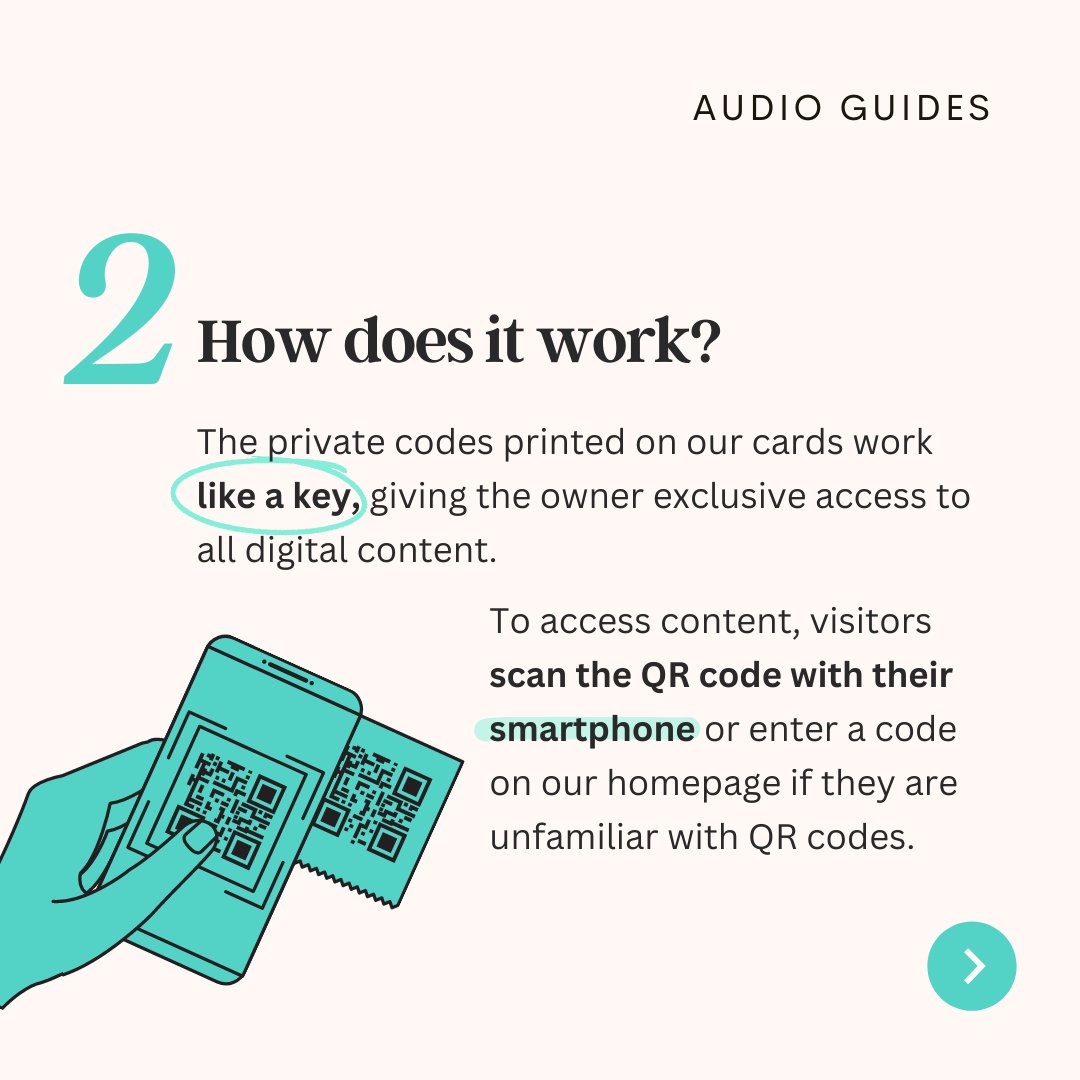 NubartEN's tweet photo. Traditional audio guide DEVICES involve intricate logistics. 😒  
Audio guide APPS, then? Well, they have a low download rate (2.5%) and will only reach a few of your visitors. 😪 
Why not explore Nubart's audio guide CARDS? Our guides seamlessly blend tangible and digital benefi https://t.co/qroRmgLR4M