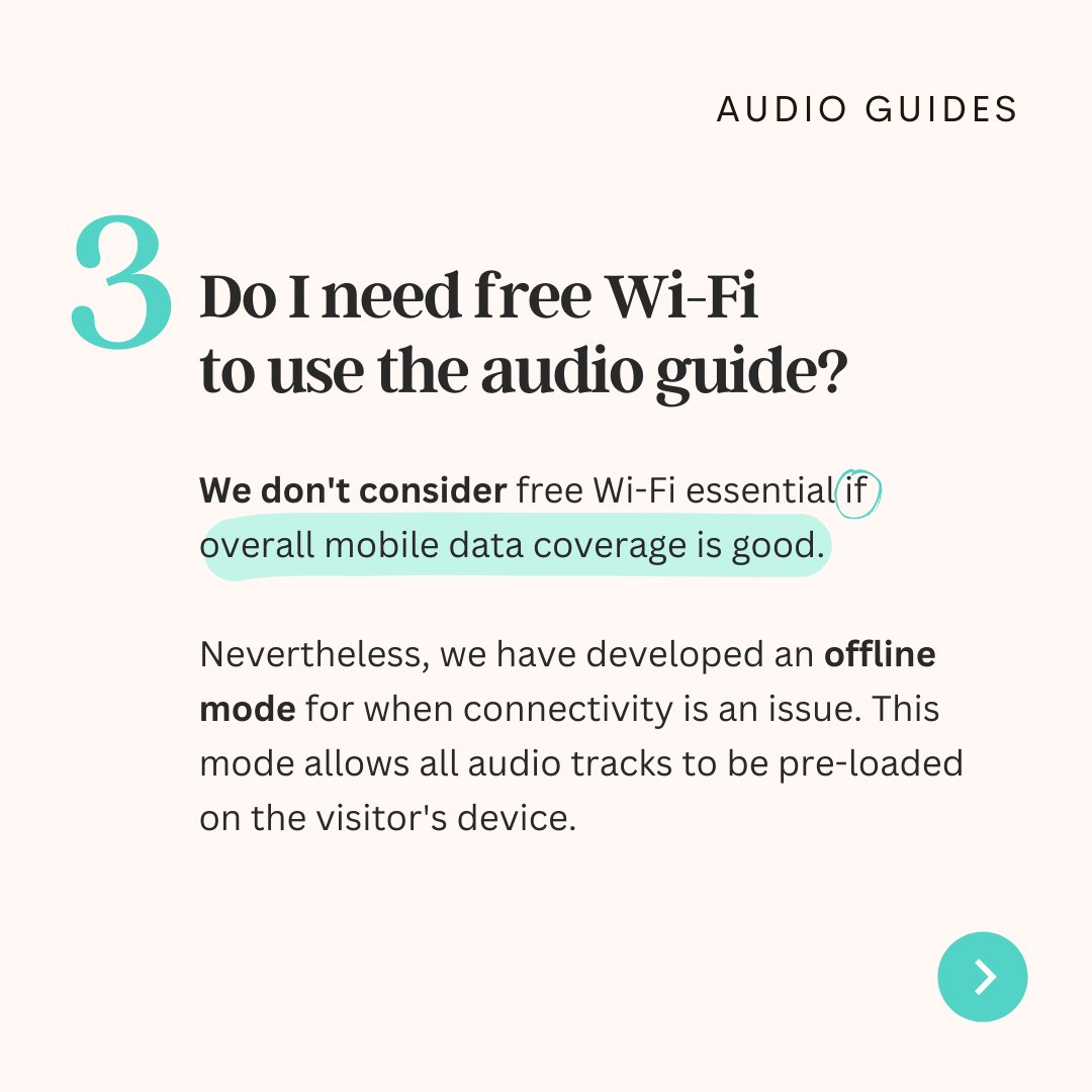 NubartEN's tweet photo. Traditional audio guide DEVICES involve intricate logistics. 😒  
Audio guide APPS, then? Well, they have a low download rate (2.5%) and will only reach a few of your visitors. 😪 
Why not explore Nubart's audio guide CARDS? Our guides seamlessly blend tangible and digital benefi https://t.co/qroRmgLR4M