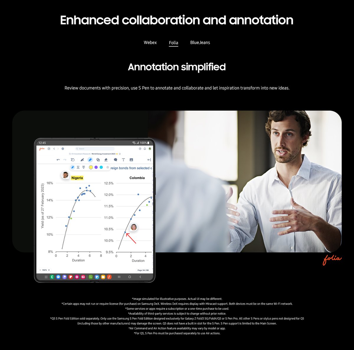 TeamFolia's tweet photo. 📱✏️ Big news from Folia! We've teamed up with @SamsungMobile to bring the ultimate digital workspace experience. Folia paired with Samsung devices empowers you to annotate, collaborate, and develop insights with precision. #EnhanceYourDigitalWorkspace #Folia #SamsungUnpacked https://t.co/qfjwyCAjWT