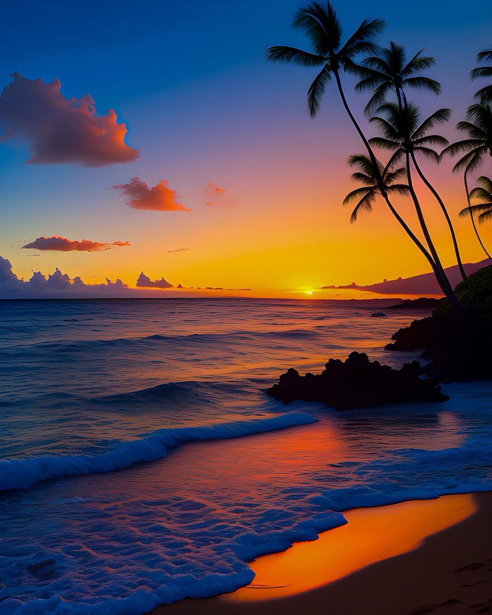 jacolek1981's tweet photo. Sunset  Hawaii 🌅🌴🌴 https://t.co/RB2AijG5h2
