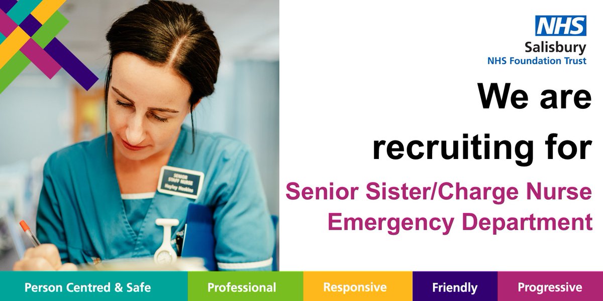 Salisbury Hospital Recruitment (@sdhrecruitment) on Twitter photo It is an exciting time to join our ED <a href="/SalisburyNHS/">Salisbury Hospital</a> we have a unique opportunity for you to shape the changes in Emergency Care and feel the tangible difference you can make, to find out more and #joinourpeople salisbury.nhs.uk/working-for-te… It is an exciting time to join our ED <a href="/SalisburyNHS/">Salisbury Hospital</a> we have a unique opportunity for you to shape the changes in Emergency Care and feel the tangible difference you can make, to find out more and #joinourpeople salisbury.nhs.uk/working-for-te…