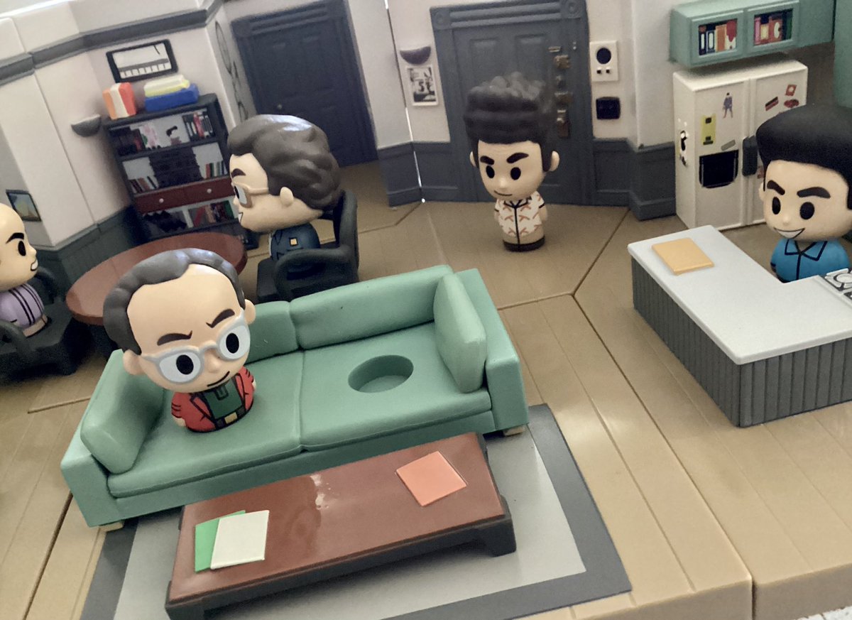 sonicpulsar's tweet photo. As massive fan of Seinfeld I had to grab these incredible Funko pop mini Moments of Jerry’s apartment #seinfeld #jerryseinfeld #Kramer #cosmokramer #georgecostanza #Newman #UncleLeo #elainebenes #Funko #Funkopop #funkopopminimoments #sitcom https://t.co/2U3BEf8xlx