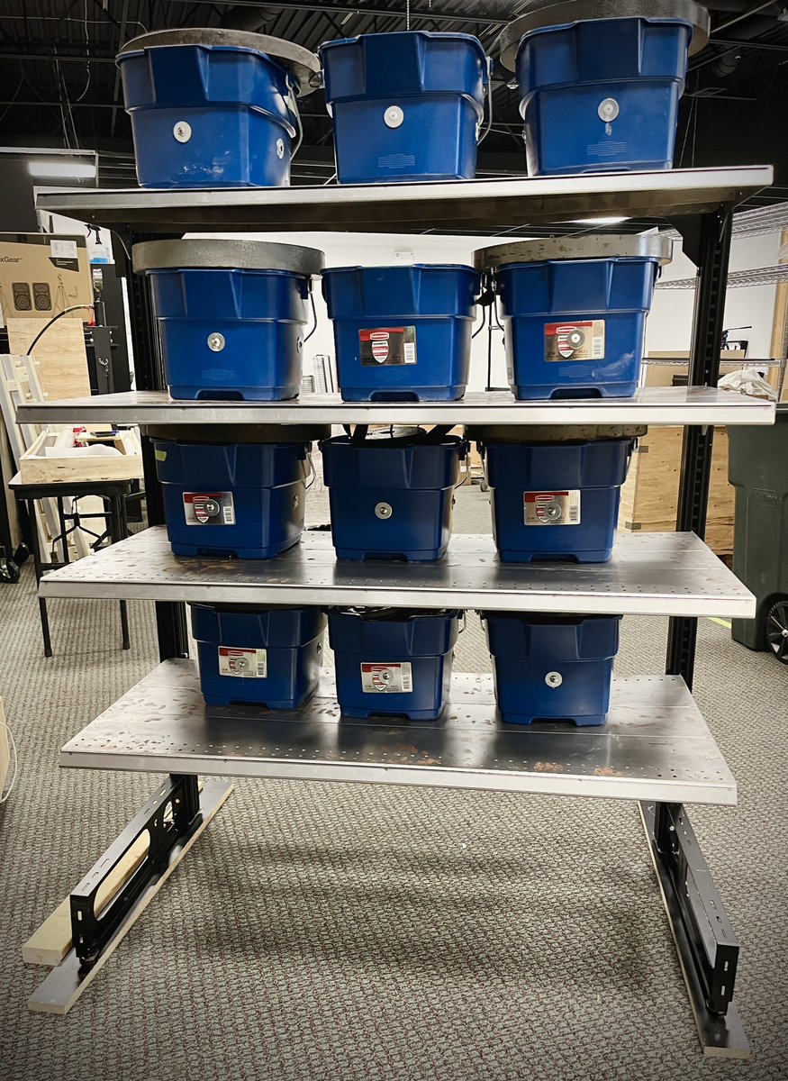 Do these blue buckets look familiar?  These buckets of hardened concrete have become a staple in our continual product testing efforts. You've seen them before, and will see them again as we constantly use methods like this to ensure our products are #BuiltToLast