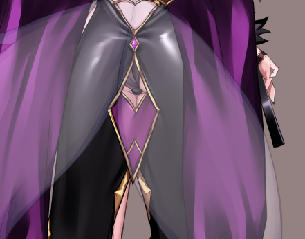 ちなみに何に使うかわからないドレスの穴は
悪堕ち後も引き継がれております 