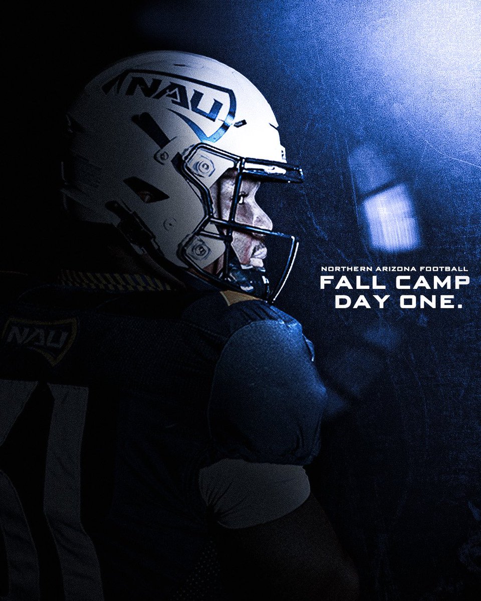 NAU_Football's tweet photo. The journey starts today.

#RaiseTheFlag | #CHOP https://t.co/sSbDmvrrMP