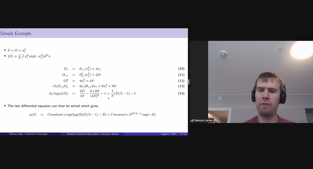 rothkopfAK's tweet image. Our @UiSIMF postdoc Rasmus Larsen at the @Fermilab #Lattice2023 conference today remotely presented his recent proposal for improving the signal-to-noise ratio in #latticeQCD by exploiting the density of observables. Demonstrates real-world improvements. @forskningsradet