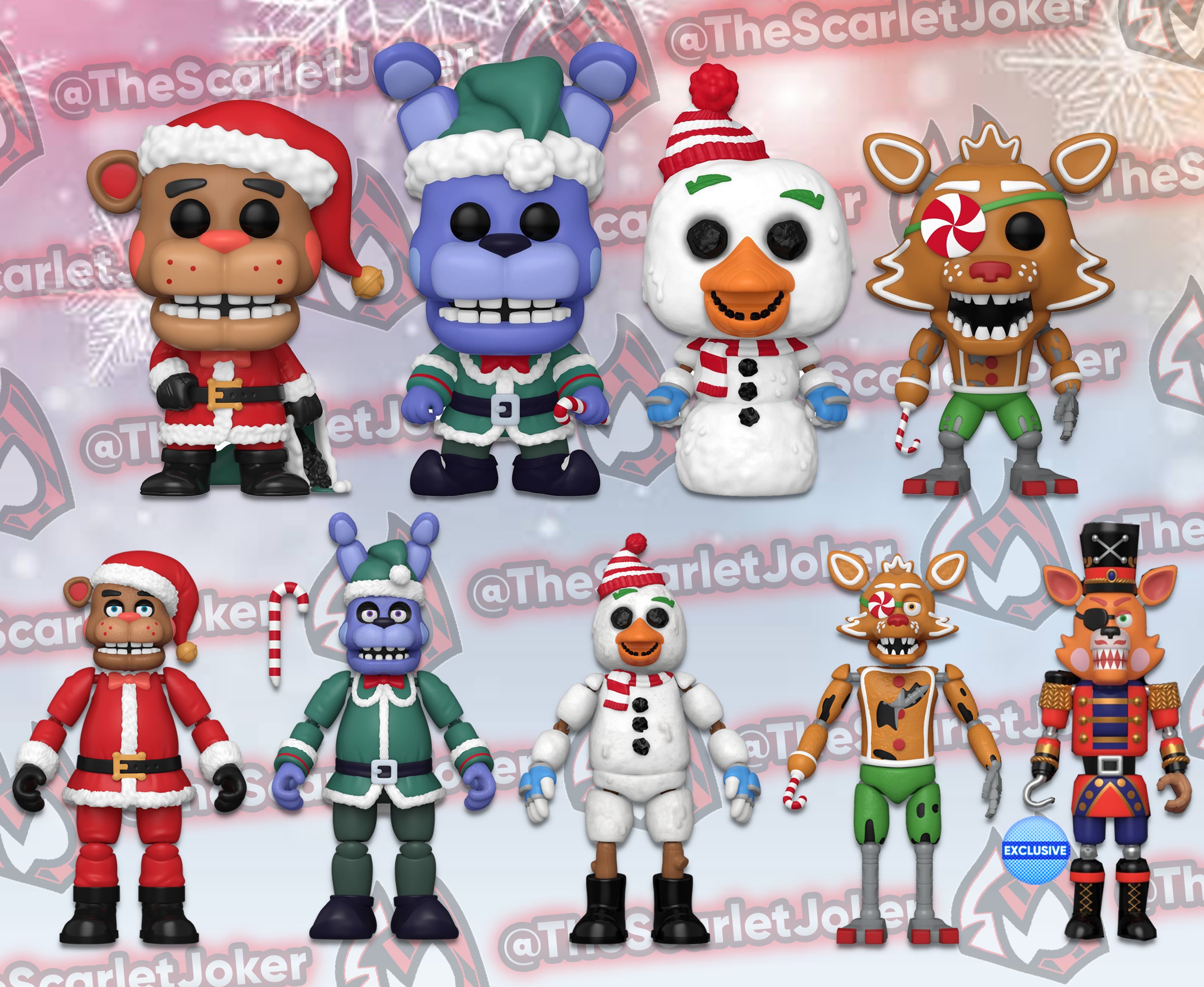 Scarlet Joker on X: First look at the Holiday Five Nights at