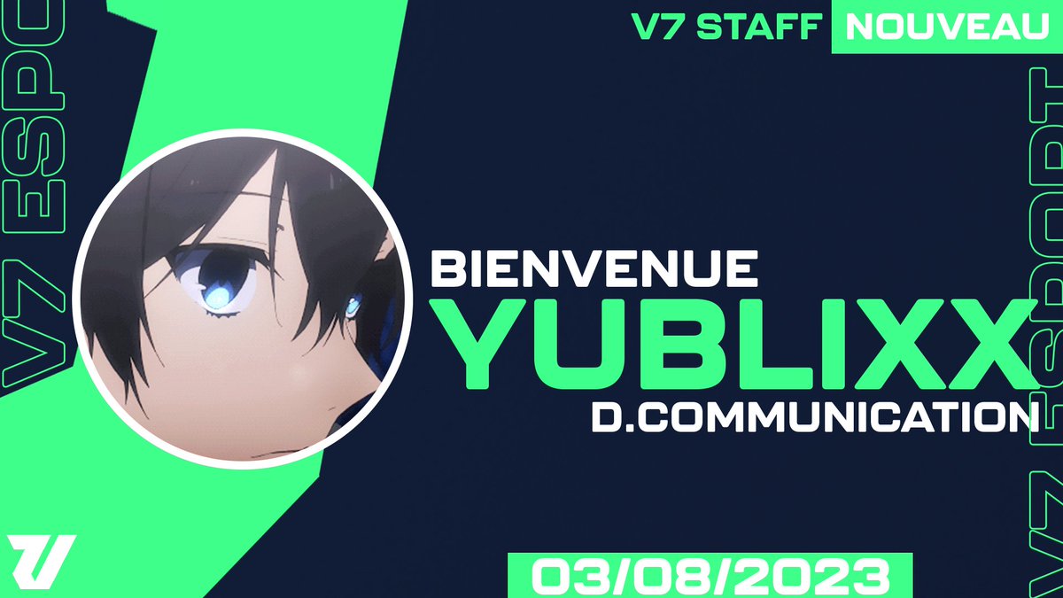 Du nouveau dans la communication ?
Eh oui ! Nous accueillons @YubliXxTV parmi nôtre effectif ! 
Bienvenue dans la famille !