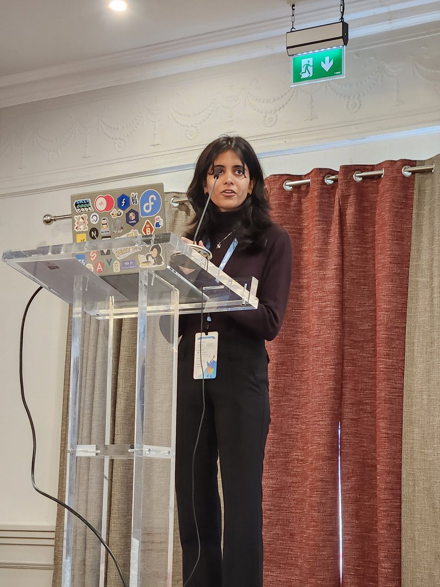 Justin W. Wheeler (@jwf@floss.social) (@jwf_foss) on Twitter photo It's badger time! <a href="/nicktrip9/">Nikita Tripathi</a> is on stage now at #FlockToFedora giving an overview and tutorial on <a href="/fedora/">Fedora Project (@fedora@fosstodon.org)</a> Badges! 🤩
Nikita was an <a href="/outreachy/">Outreachy Internships</a> intern with <a href="/fedoracommunity/">Fedora Community</a> last year, but she is presenting about her work and recent changes with Badges in person now!
#FlockIreland It's badger time! <a href="/nicktrip9/">Nikita Tripathi</a> is on stage now at #FlockToFedora giving an overview and tutorial on <a href="/fedora/">Fedora Project (@fedora@fosstodon.org)</a> Badges! 🤩
Nikita was an <a href="/outreachy/">Outreachy Internships</a> intern with <a href="/fedoracommunity/">Fedora Community</a> last year, but she is presenting about her work and recent changes with Badges in person now!
#FlockIreland