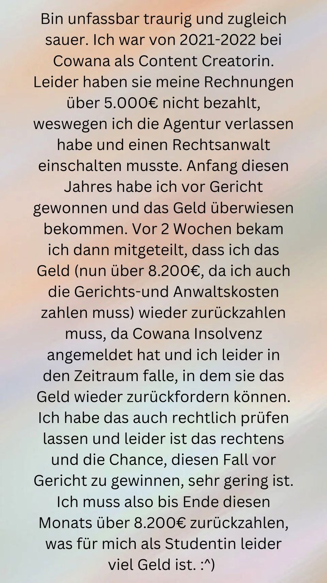 sawlties's tweet image. Ich wurde von Cowana gescammed.