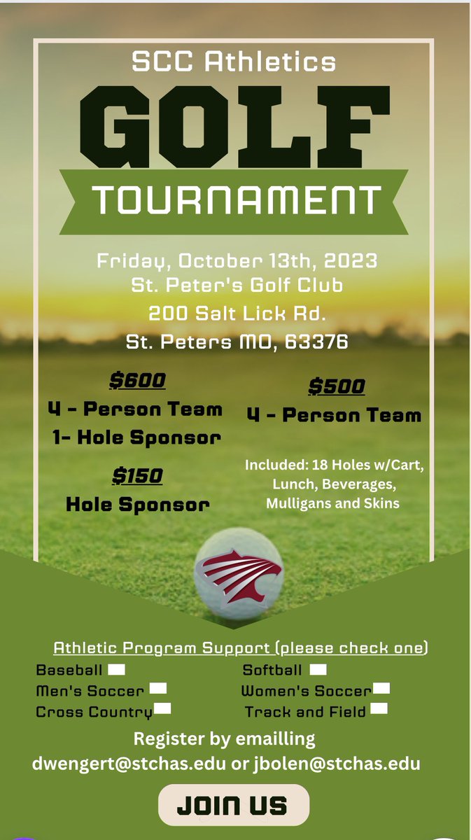 Please support and join us on Friday October 13th. It was a great time last year and looking forward to another great day! #SCCougs