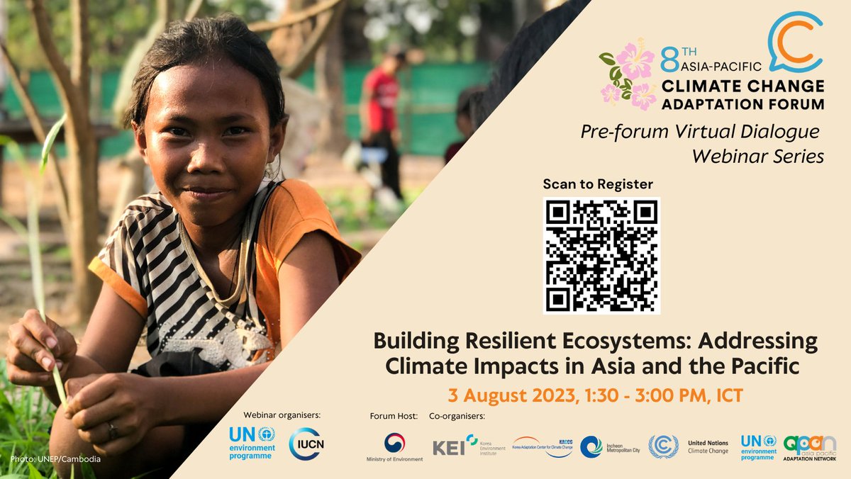 🗓️ TODAY! 

Listen to our partner @ICIMOD’s deliberation on the connection between #adaptation, #ecosystem vulnerability and #LossAndDamage in the context of the Hindu Kush Himalaya region.

🔗lnkd.in/gTWe7t9C

#HKH #APAN8 #MovingMountains

<a href="/UNEP/">UN Environment Programme</a> <a href="/IUCNAsia/">IUCN Asia</a> <a href="/DocDeepshikha/">Deepshikha Sharma</a>