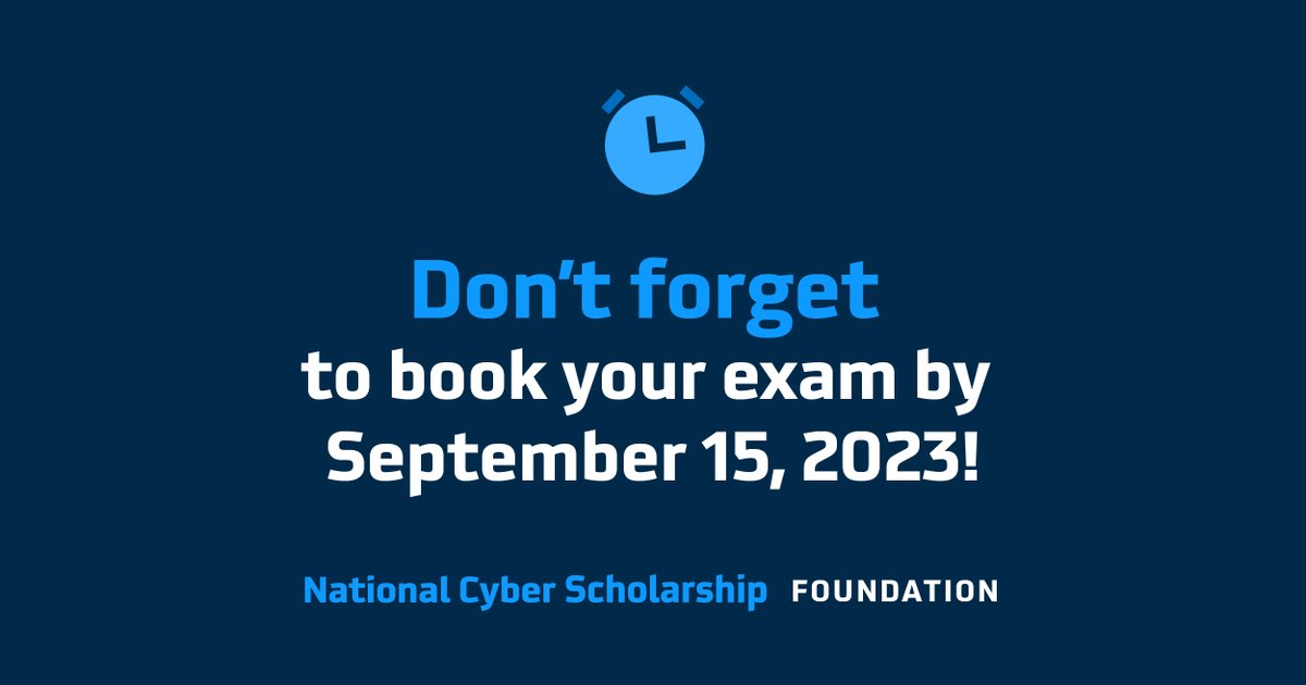 National Cyber Scholarship Foundation tweet media