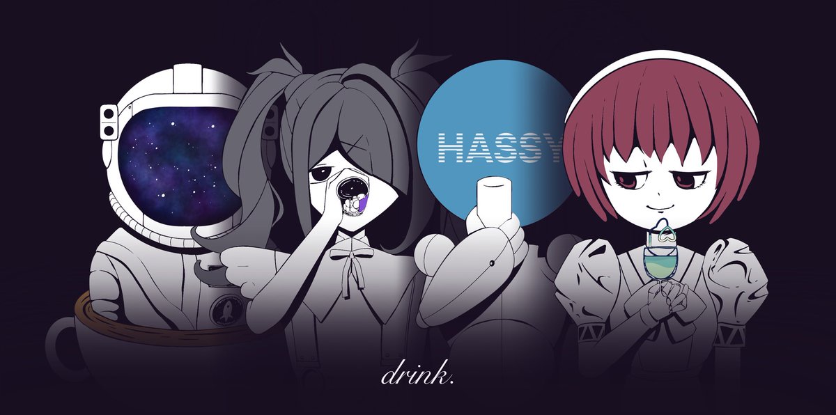 Monitorian's tweet photo. drink.
#va11halla #2064readonlymemories #NEEDY_GIRL_OVERDOSE #coffeetalk https://t.co/u829X77U8F