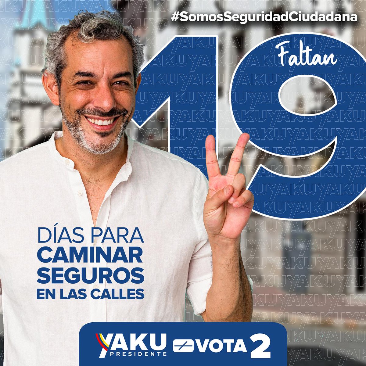 #SomosSeguridad 🔴 En cada rincón del #Ecuador habrá tranquilidad. Vamos por la justicia y la paz social.

#SomosEcuador #YakuPresidente #YakuEs2 #DemocraciaSi #GustavoLarrea