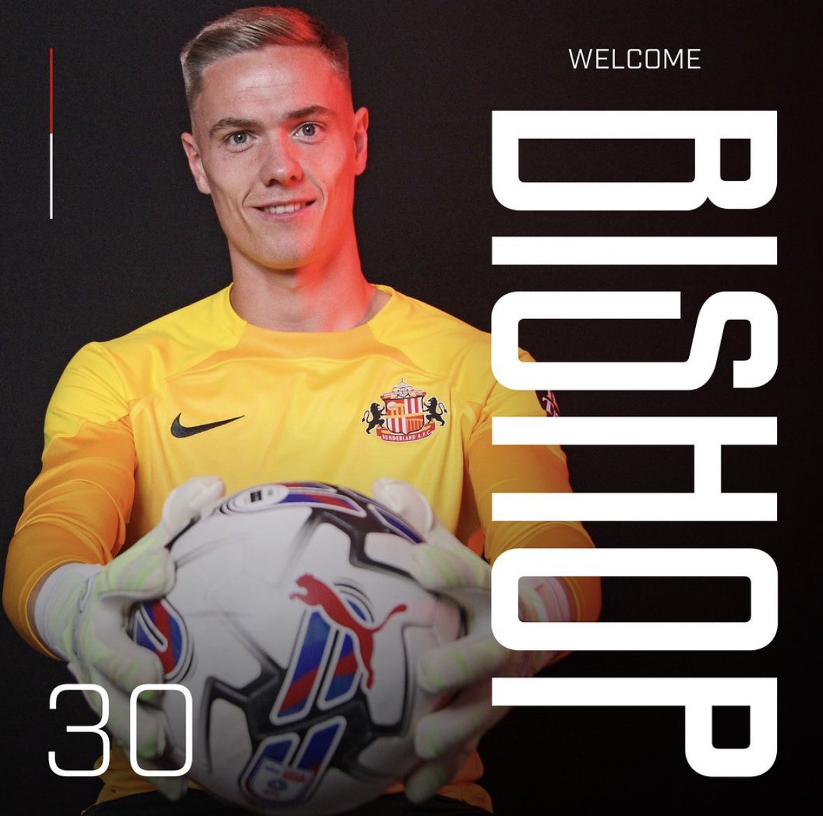 Nathan Bishop leaves Man United and joins Sunderland, permanent move has been completed 🔴 #SAFC

Three year deal for the goalkeeper.