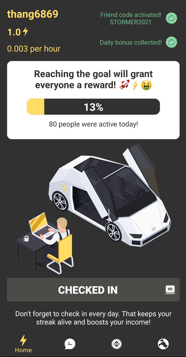 thangmyan94577's tweet image. TeslaCoin 🔥🔥🔥🔥

💥 Launched : 4th Nov 2022 
💥 Lighting Speed Growth
💥 1 TC = USD10 💰💰💰
👉 Registration Link :
play.google.com/store/apps/det…

👉 Referral Code :
E97fS6CF7fcUjy9P6NlnitUEVbk1

#teslacoin #airdrop #freecoin