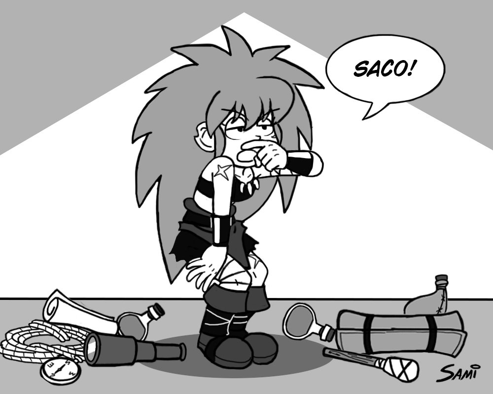 sami_artes's tweet photo. Ka'Rah e seu cabelo versátil. #quadrinhos #tirinhas #rpg https://t.co/a2IzNwv1hc
