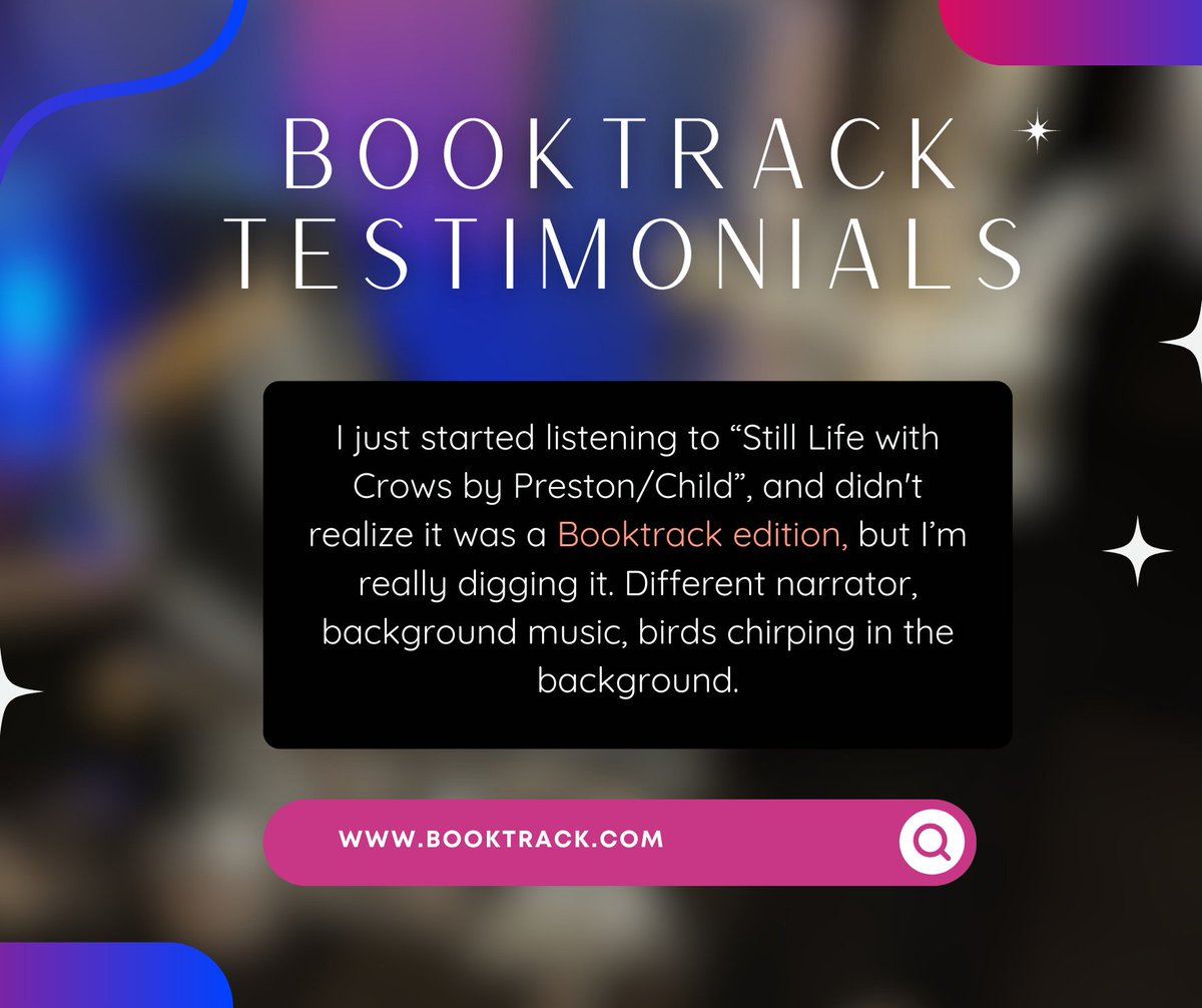 Booktrack tweet media