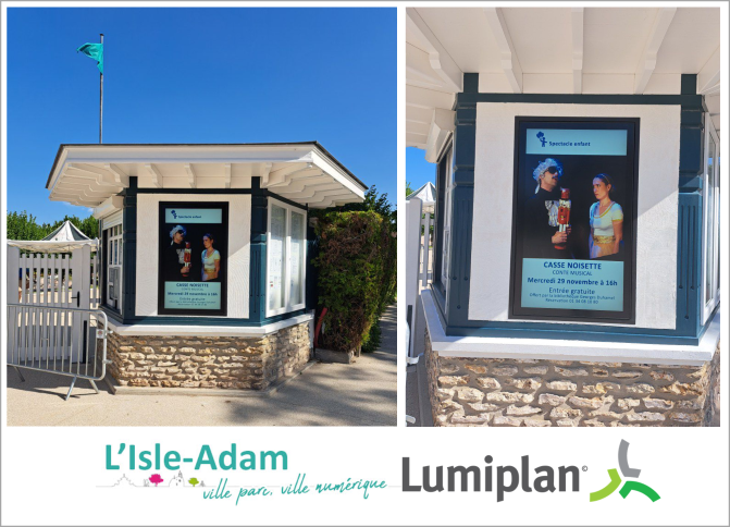 LumiplanGroupe's tweet image. 📷 [LA PHOTO DU JOUR]
Chez @LumiplanGroupe, nous aimons quand nos solutions de communication valorisent votre patrimoine.
Un bel exemple ici d'intégration très réussie d'un panneau d'information numérique dans un kiosque de L'isle-Adam.
#compublique #comcitoyenne #comnumerique